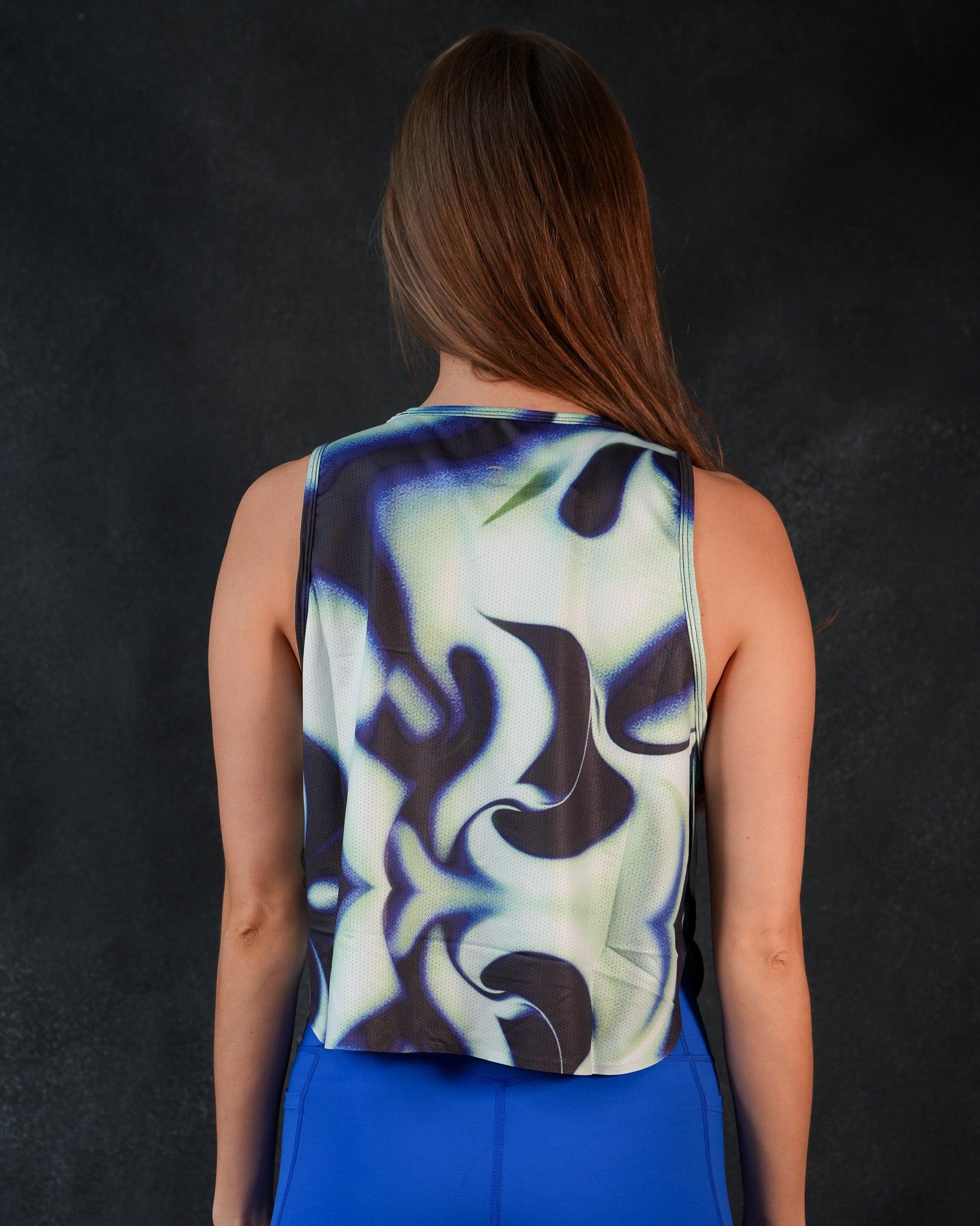 POLERA SIN MANGAS FLUIDO VERDE